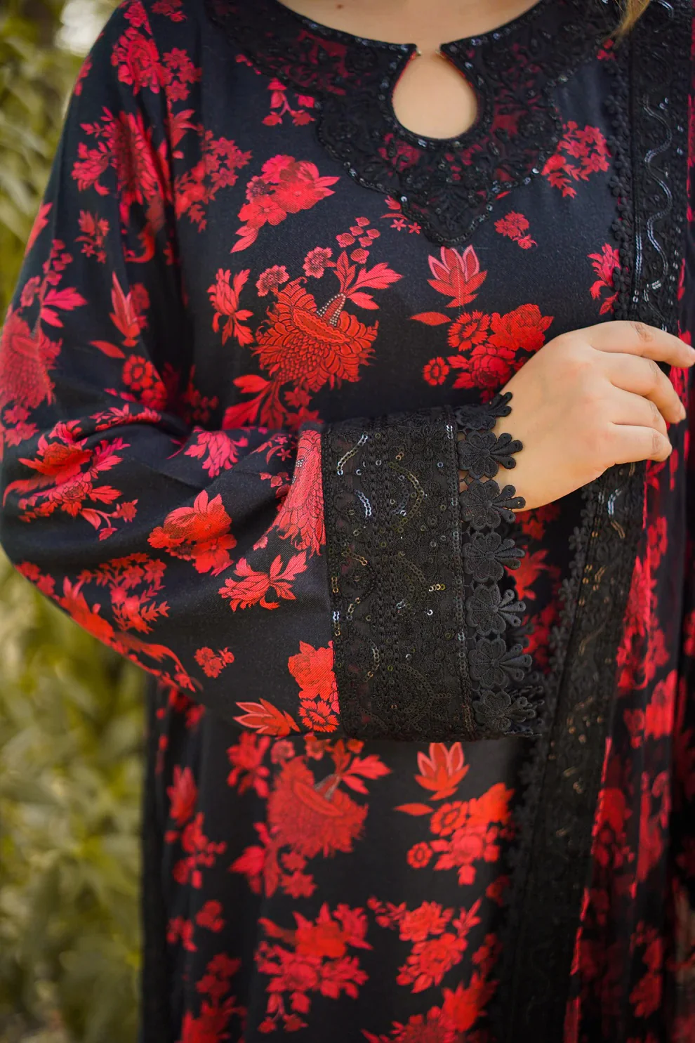 Aneelas - Luxury Lawn Embroidered 3 Piece Unstitched - WPR-21 - Image 6