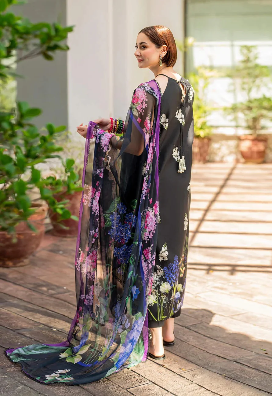 Asifa and Nabeel - Lawn Embroidered Unstitched 3 Piece - Surma MK-14 - Image 5