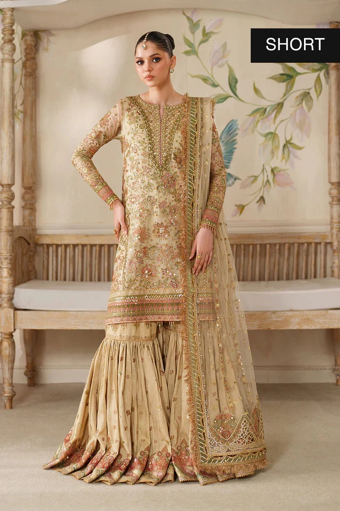 Baroque - Luxury Mysoory Embroidered 3 Piece Unstitched - CH14-02 - Image 7