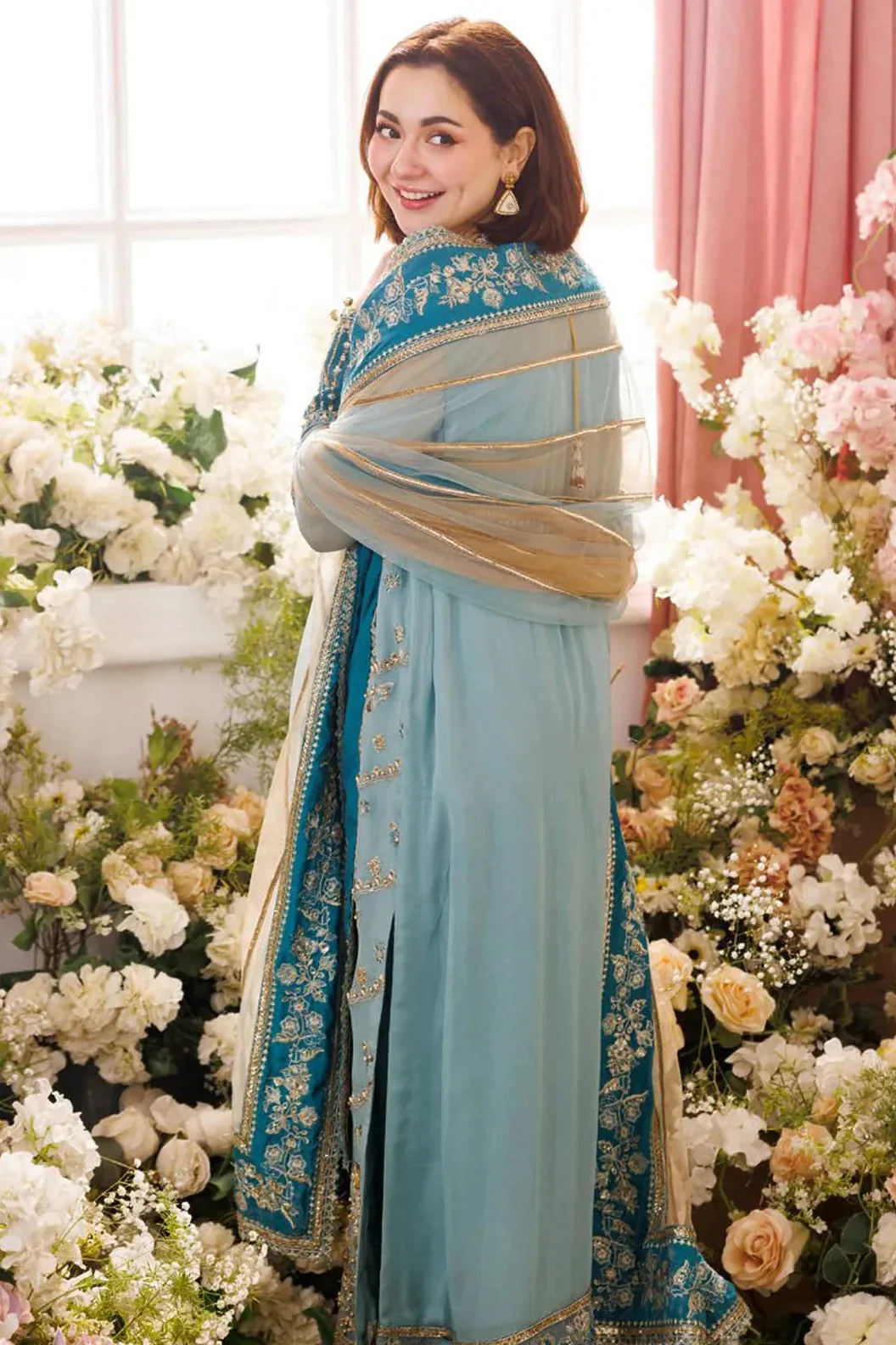 Charizma - Dastan-E-Jashan - Embroidered Chiffon Unstitched 3 Piece DJ5-08 - Image 3