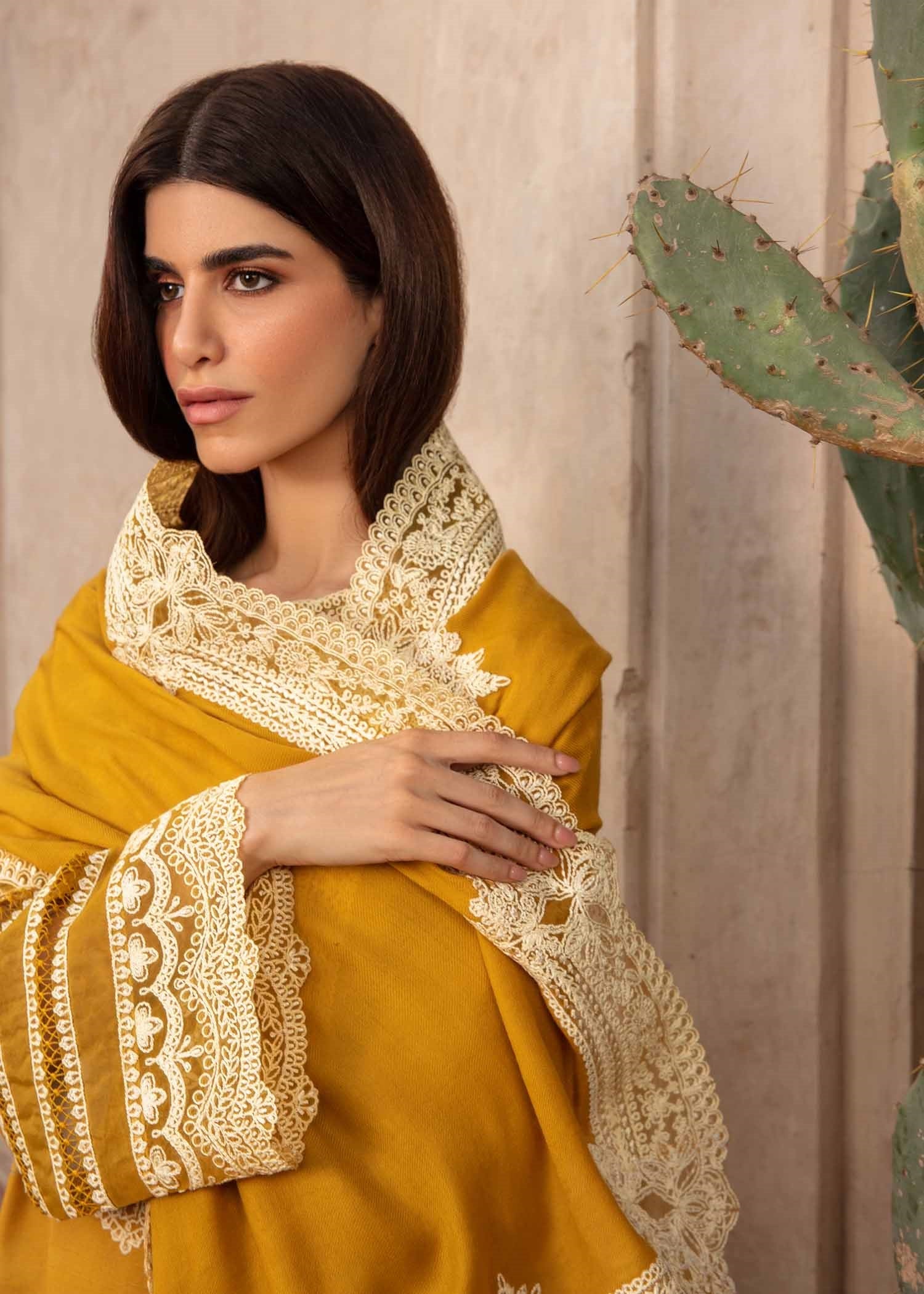 Crimson Luxury Lawn Embroidered Unstitched Suits Marori Tales - CRWP 2A - Image 7