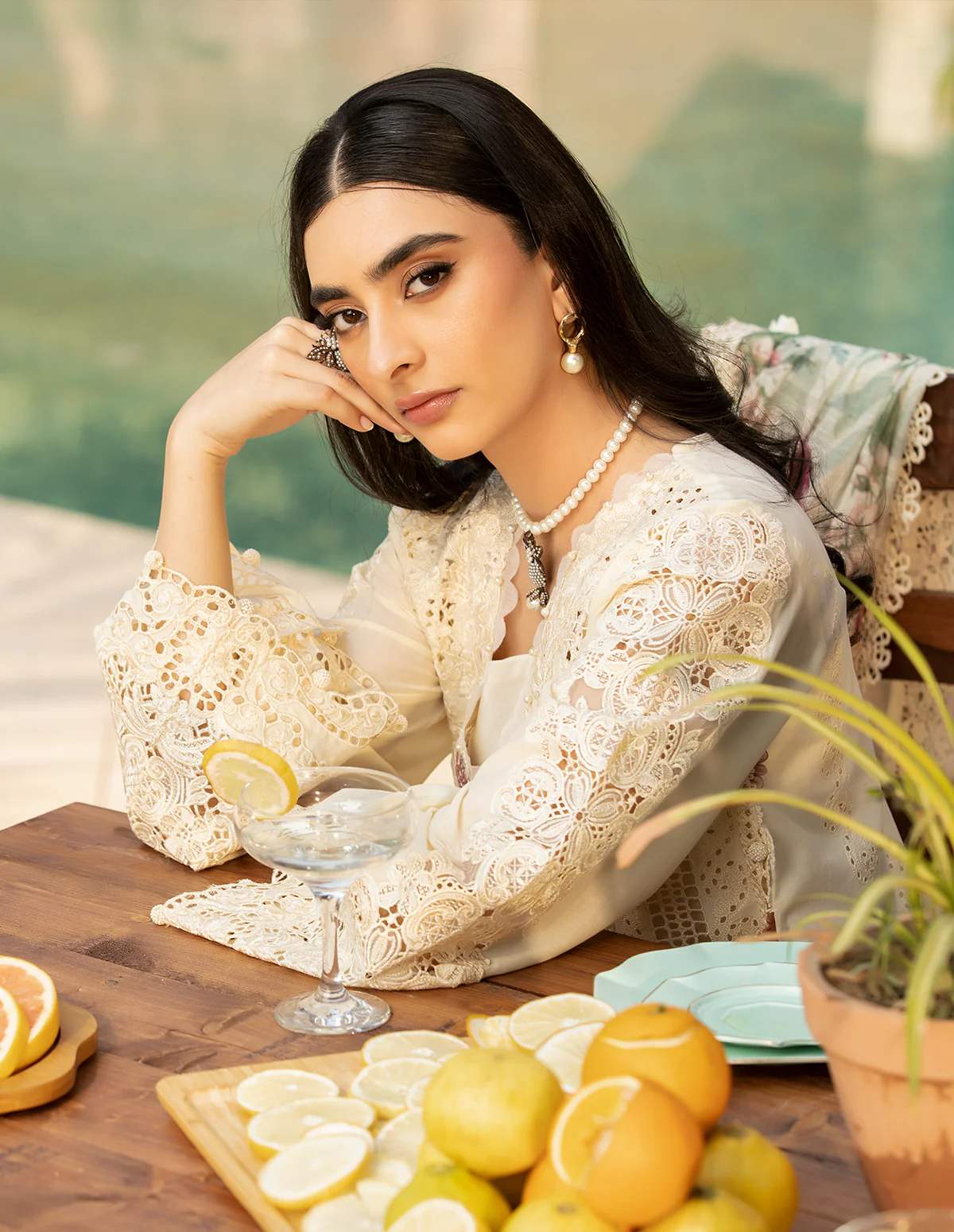 Elaf Embroidered Lawn Suit Unstitched 3 Pc ELM-11 Kohinoor - Eid Collection - Image 6