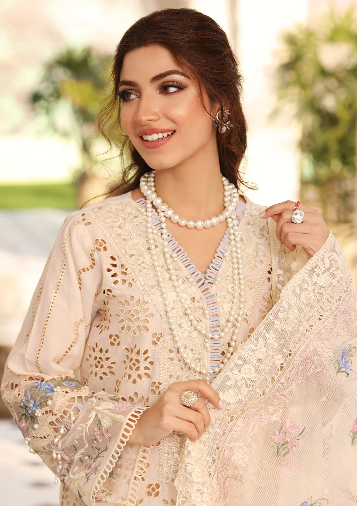 Elaf Premium Luxury Lawn Embroidered 3 Piece Unstitched -  ELC-07 Harmony - Image 7