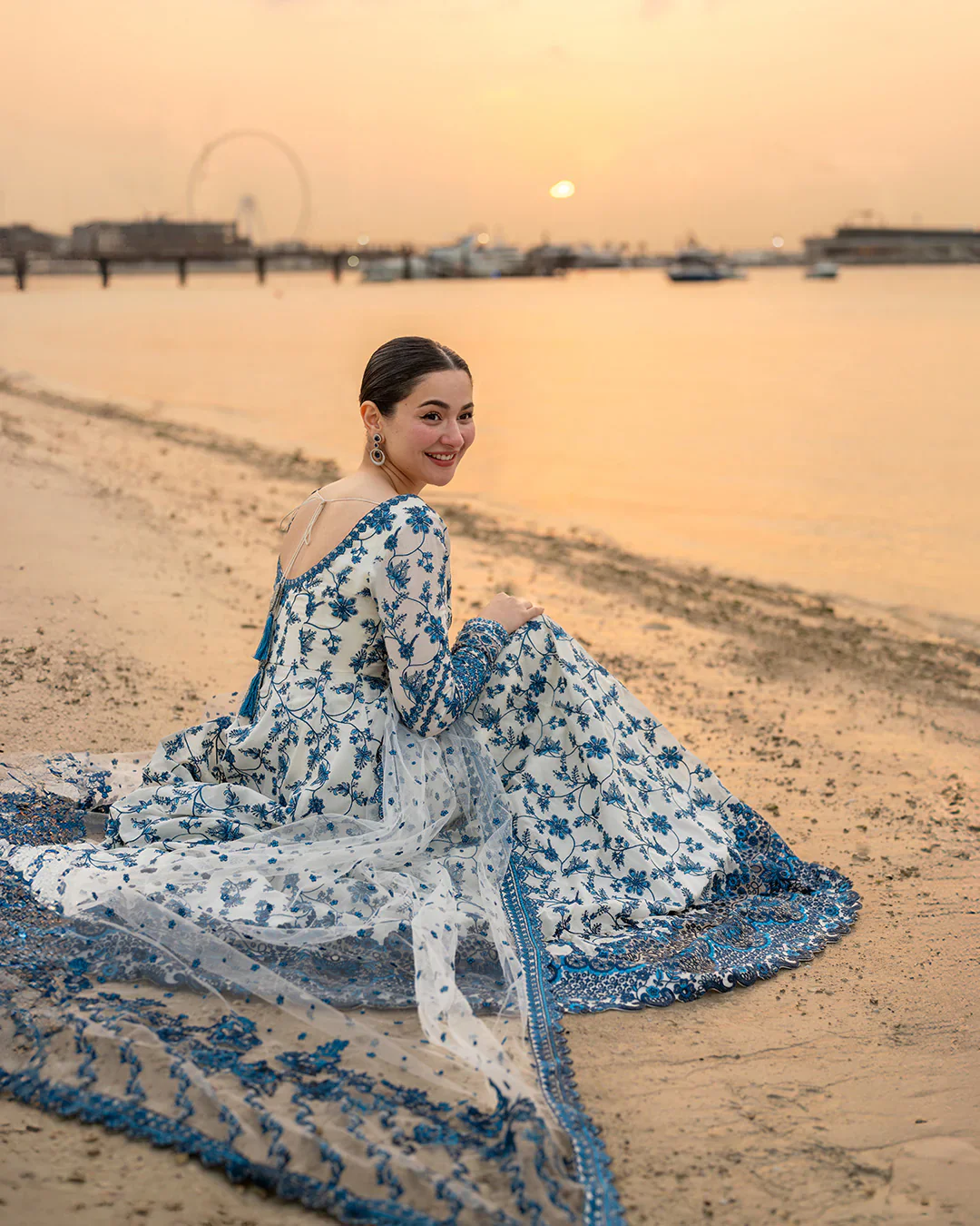 Faiza Saqlain 3 Pc Luxury Lawn Embroidered | Jehona - Image 6