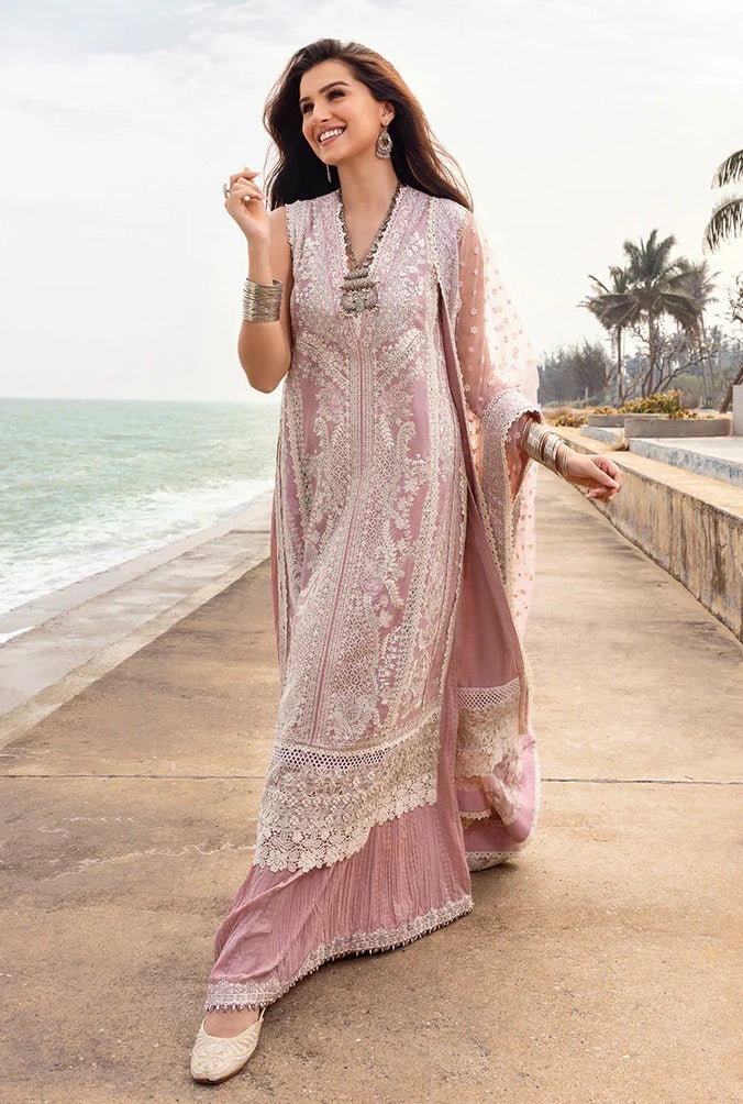 Faiza Saqlain - Luxury Lawn Embroidered 3 Piece Unstitched - Amaryllis - Image 5