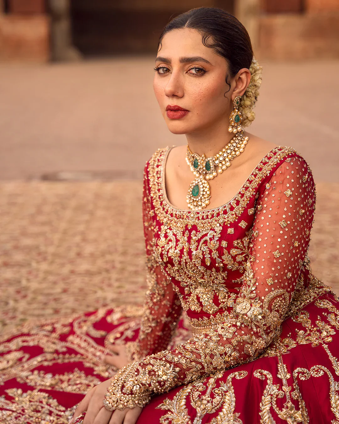 Faiza Saqlain Wedding Festive Luxury Raw Silk Collection ARUSA-05 - Image 10