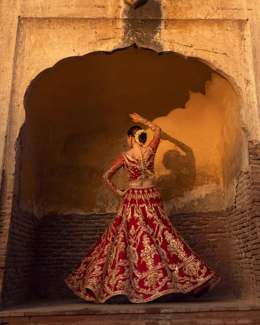 Faiza Saqlain Wedding Festive Luxury Raw Silk Collection ARUSA-05 - Image 11