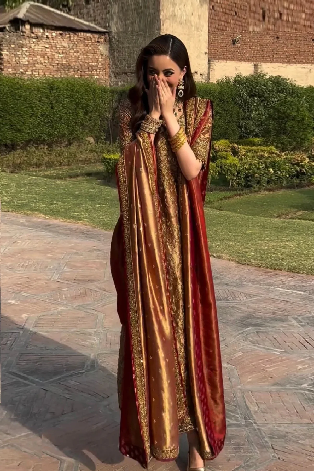 Haris Shakeel Luxury Myssory Embroidered 3 Piece Unstitched - Meerub - Image 6