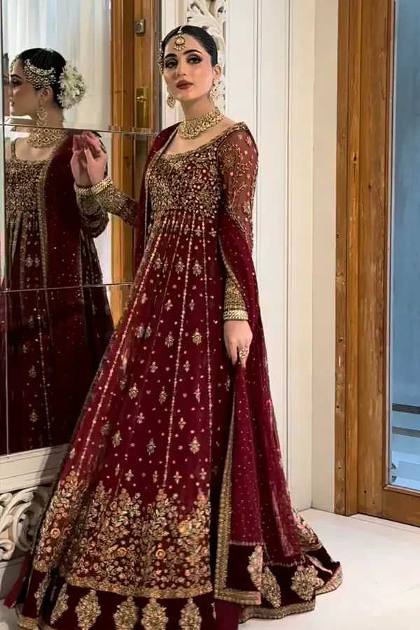 Haris Shakeel Luxury Wedding Festive Maysori Hand Emblishment Collection SHIFA-20 - Image 2