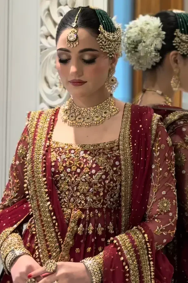 Haris Shakeel Luxury Wedding Festive Maysori Hand Emblishment Collection SHIFA-20 - Image 4