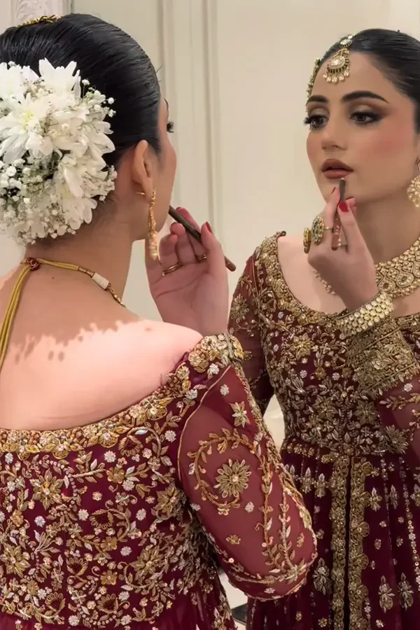 Haris Shakeel Luxury Wedding Festive Maysori Hand Emblishment Collection SHIFA-20 - Image 7