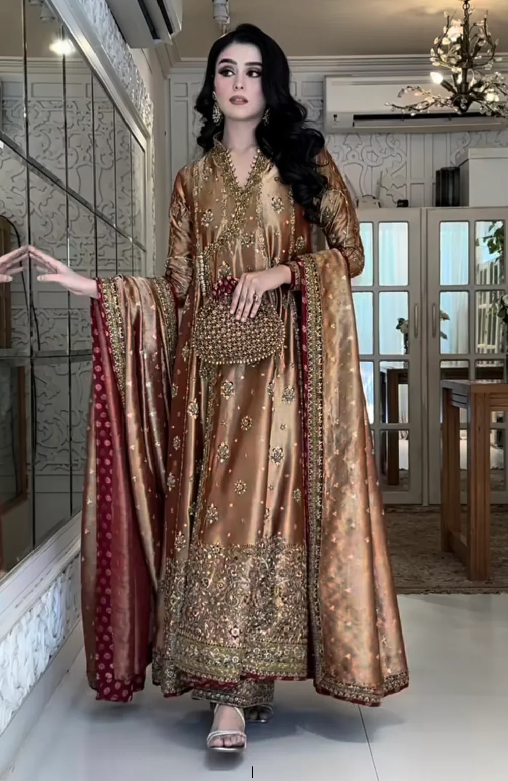 Haris Shakeel Wedding Edition Luxury Maysoori Collection D-8 - Image 2