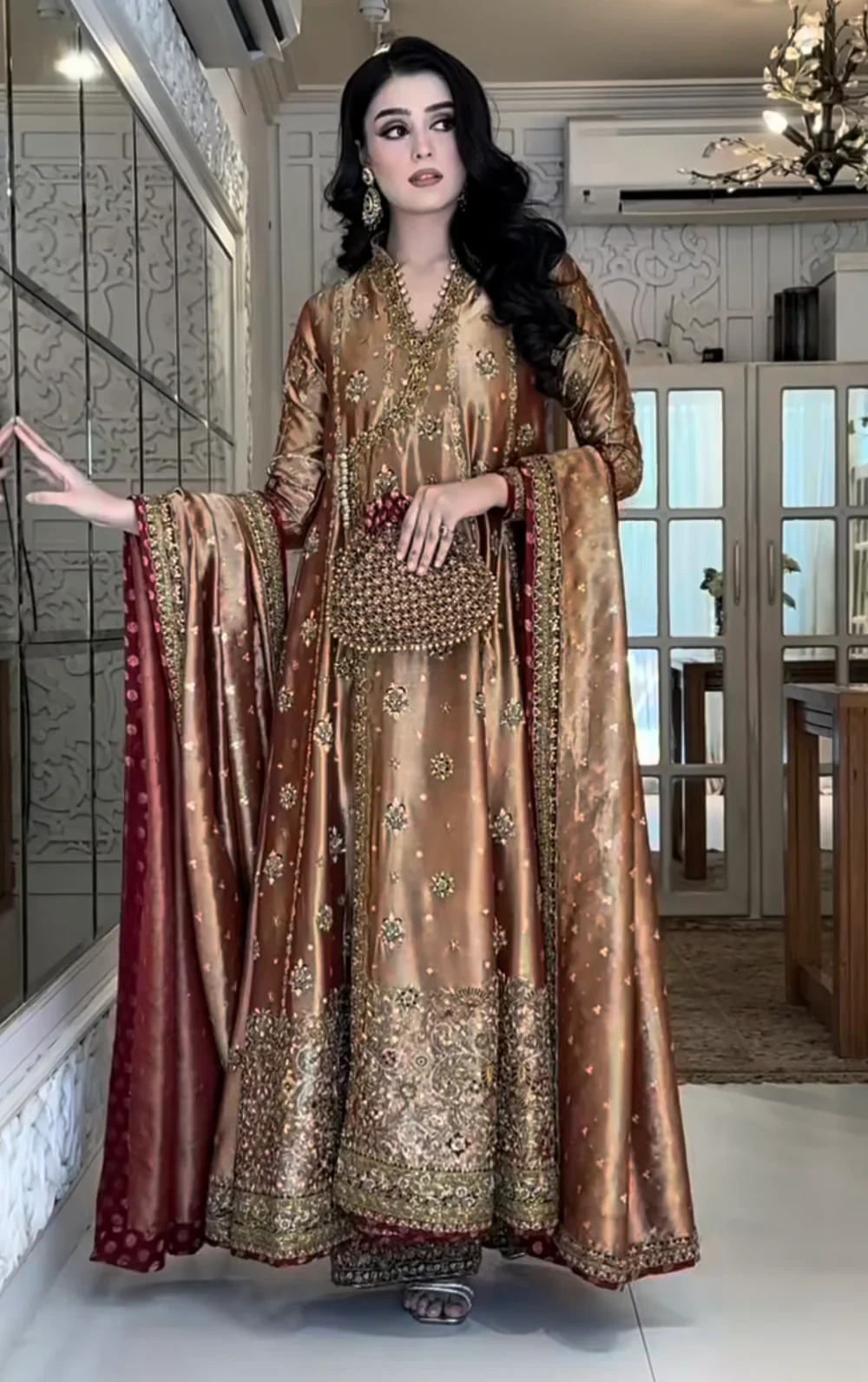 Haris Shakeel Wedding Edition Luxury Maysoori Collection D-8 - Image 4