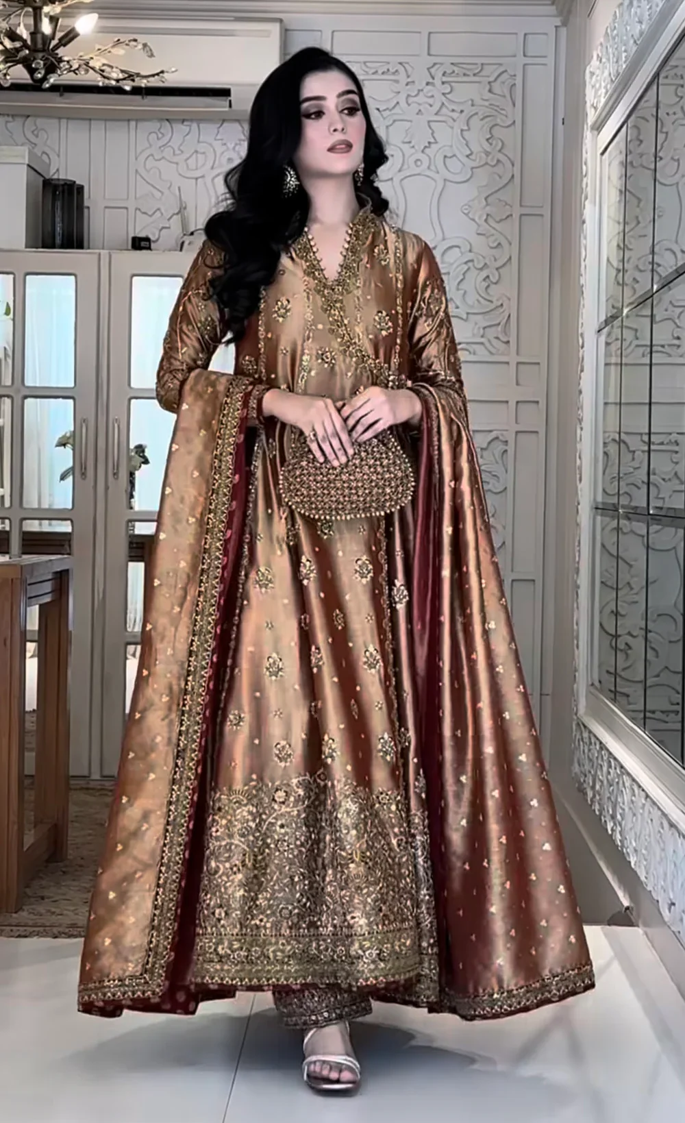 Haris Shakeel Wedding Edition Luxury Maysoori Collection D-8 - Image 5