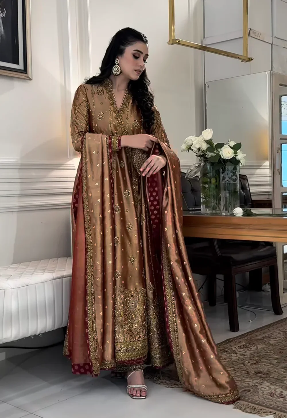 Haris Shakeel Wedding Edition Luxury Maysoori Collection D-8 - Image 9