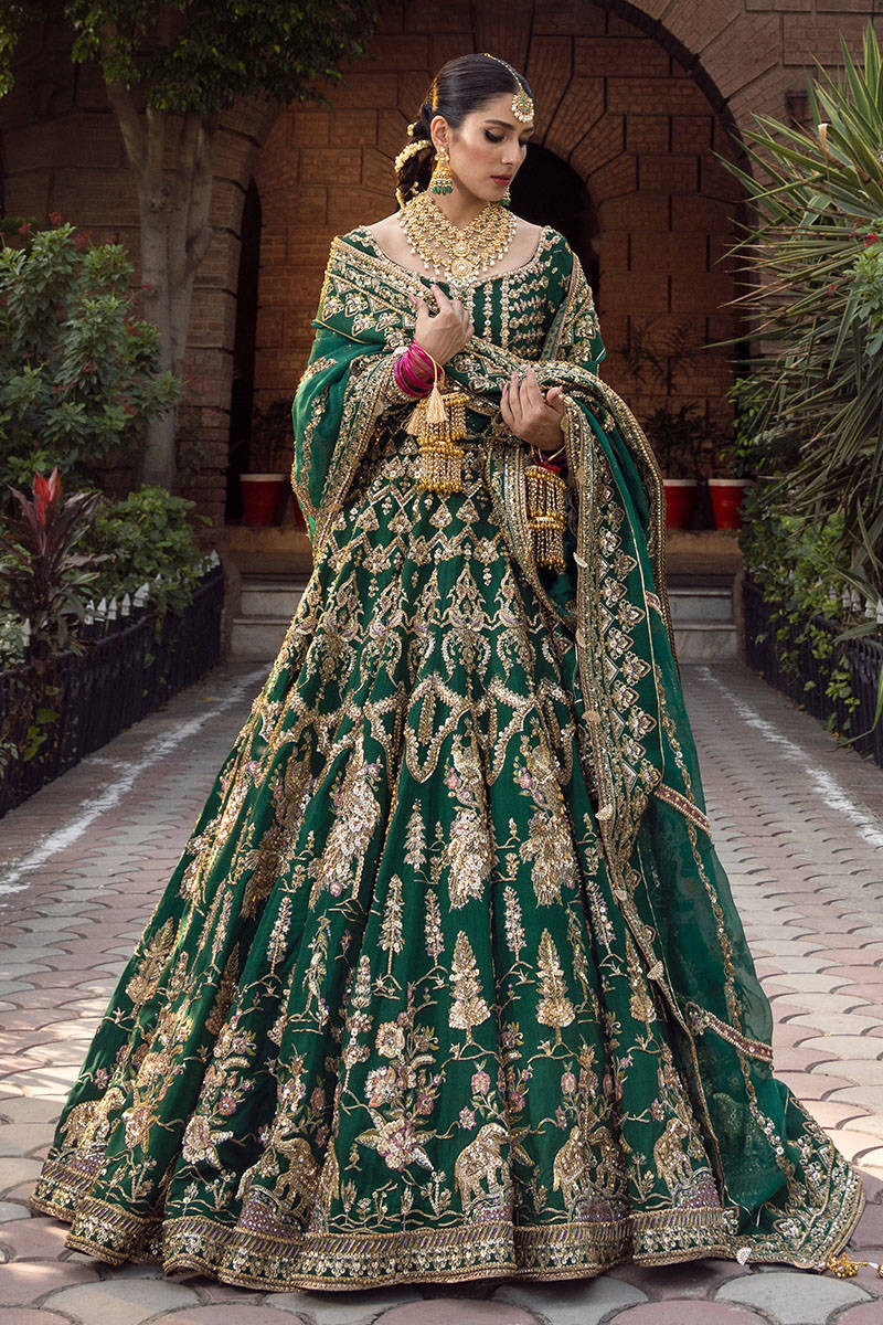 MOHSIN NAVEED RANJHA BRIDALS NAZNEEN RAW SILK MAXI Unstitched - Image 2