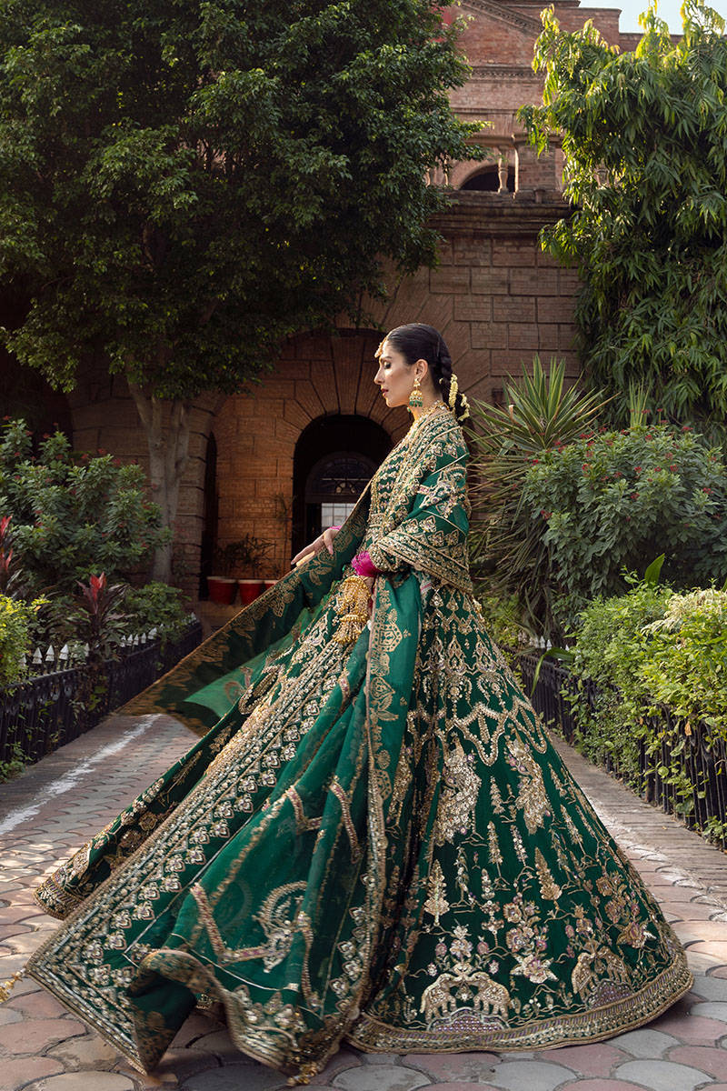 MOHSIN NAVEED RANJHA BRIDALS NAZNEEN RAW SILK MAXI Unstitched - Image 4