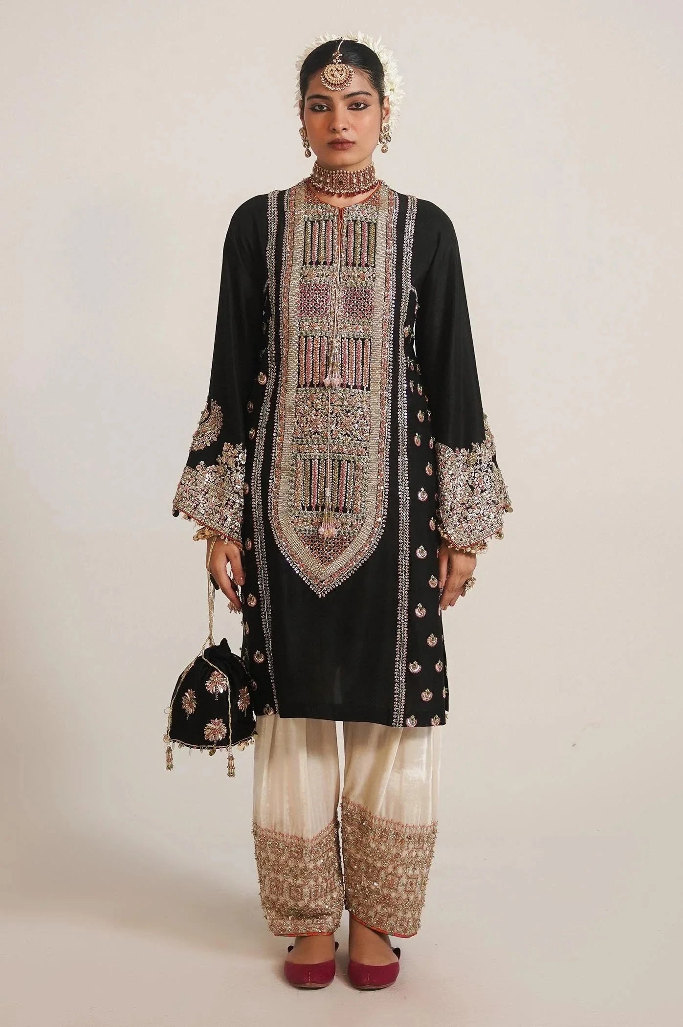 Hussain Rehar Luxury Raw Silk Collection Unstitched 3 Piece - ZEPHYR - Image 2