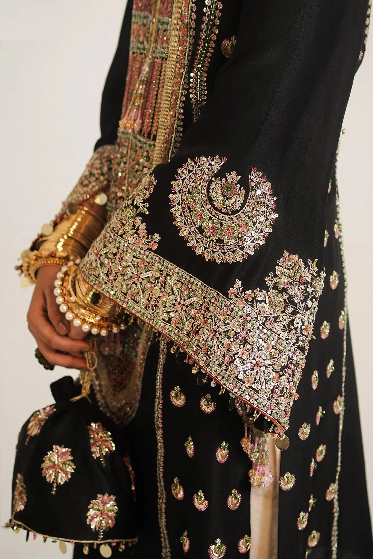 Hussain Rehar Luxury Raw Silk Collection Unstitched 3 Piece - ZEPHYR - Image 6