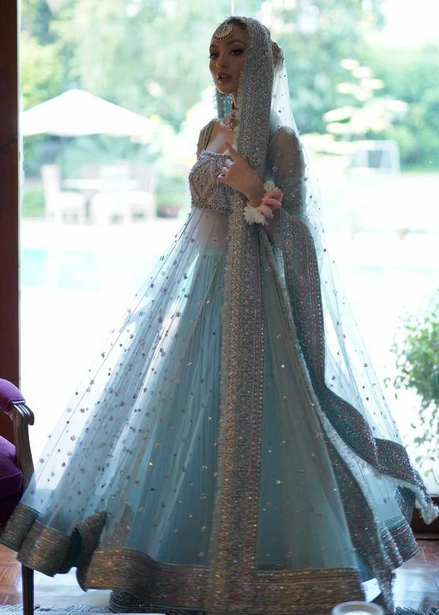 Hussain Rehar Saahil Formal Collection Unstitch - Image 3