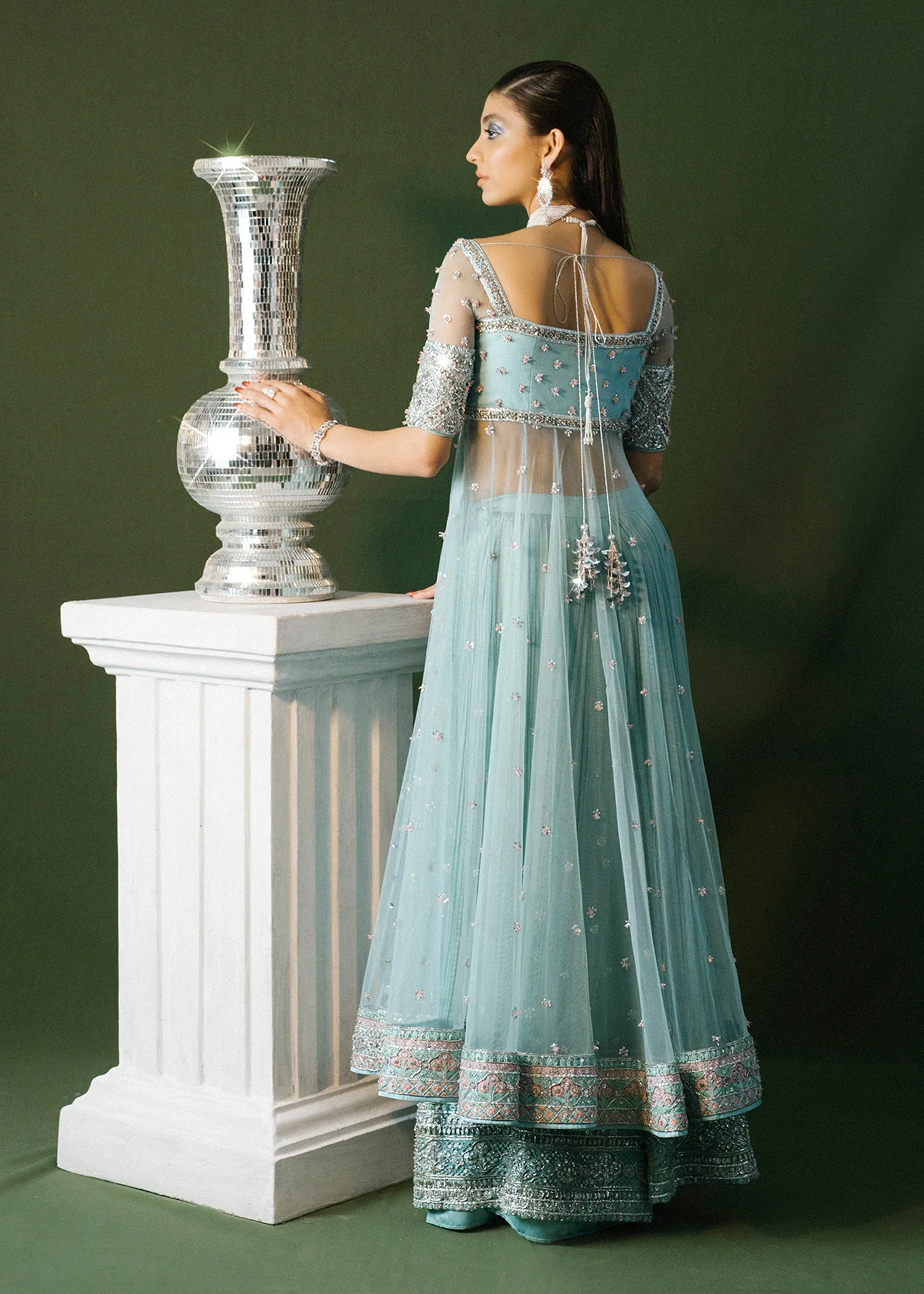 Hussain Rehar Saahil Formal Collection Unstitch - Image 4