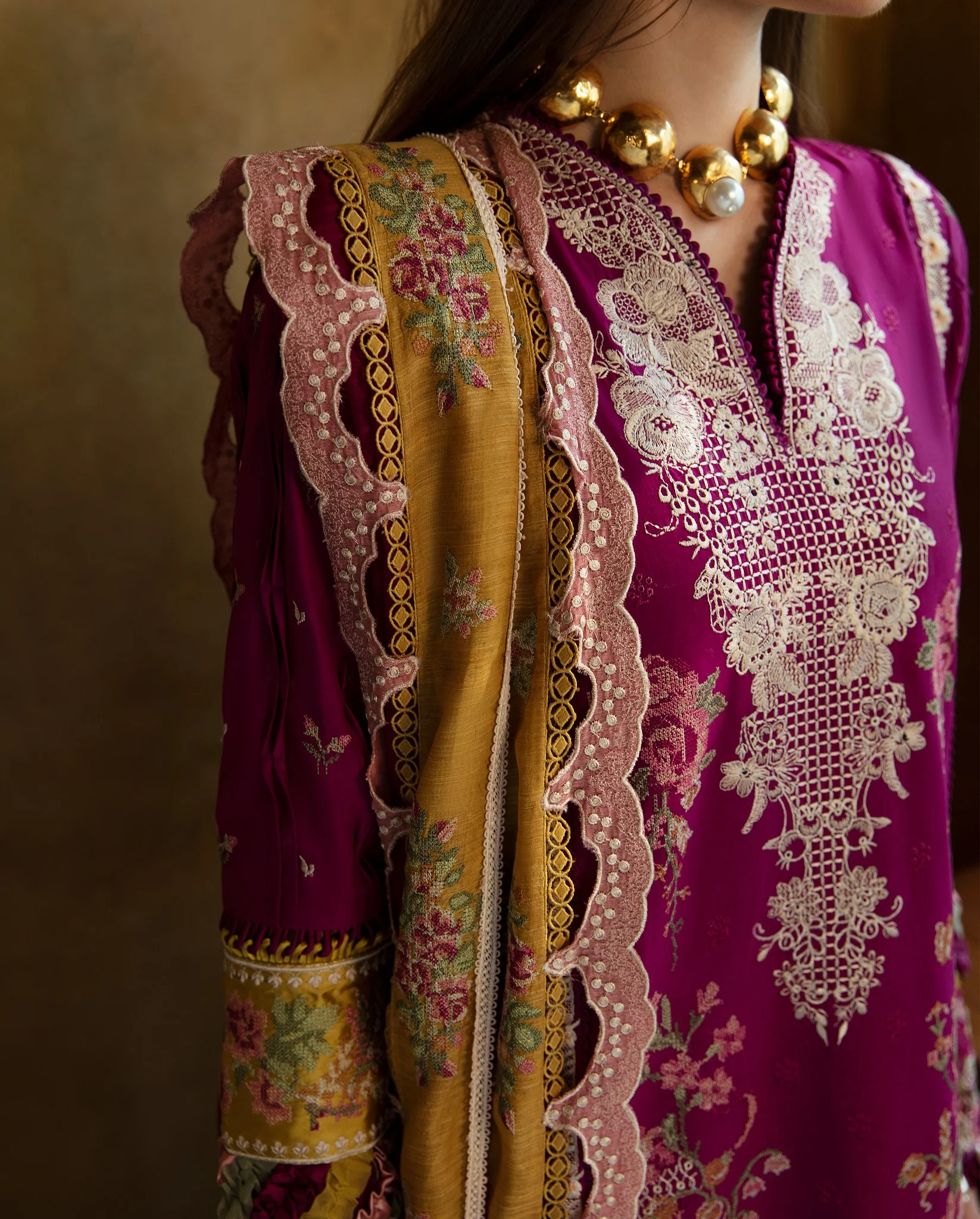 Ilana by Republic Embroidered Lawn Unstitched 3Pc Suit D6-A Camille - Image 4