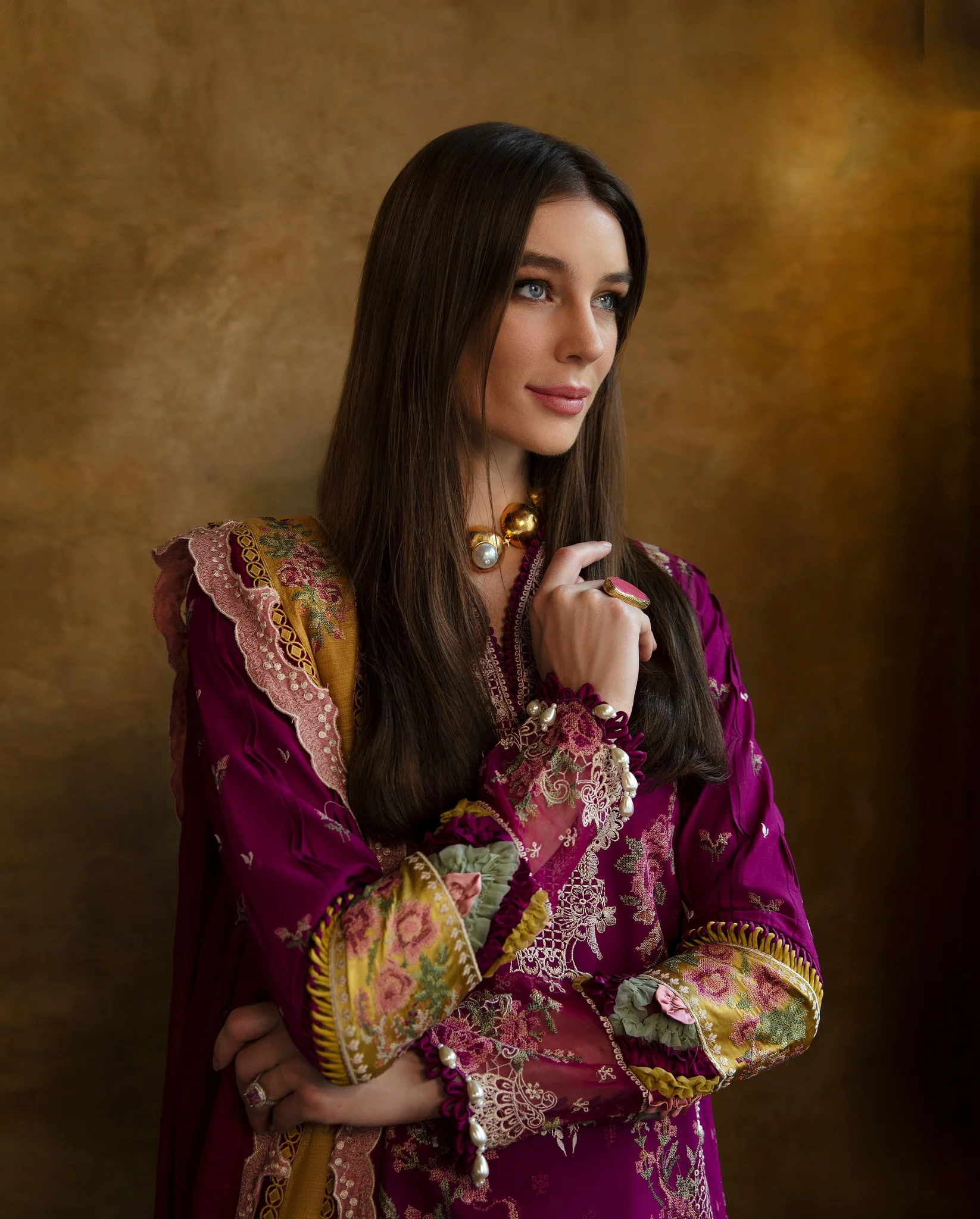 Ilana by Republic Embroidered Lawn Unstitched 3Pc Suit D6-A Camille - Image 5