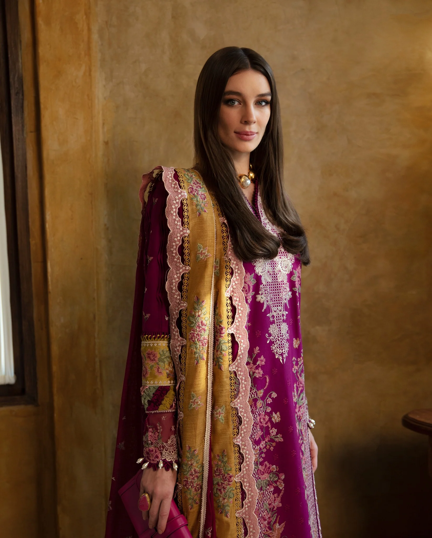 Ilana by Republic Embroidered Lawn Unstitched 3Pc Suit D6-A Camille - Image 7