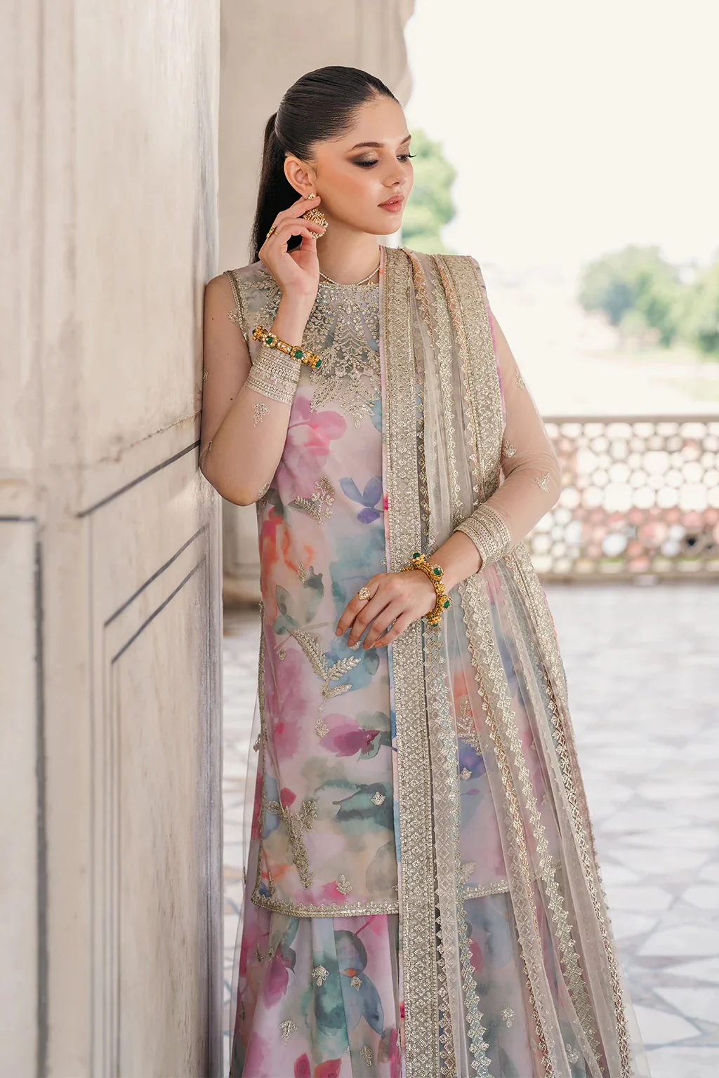 Iznik Luxury Lawn Embroidered 3 Piece Unstitched UE-312 - Image 4