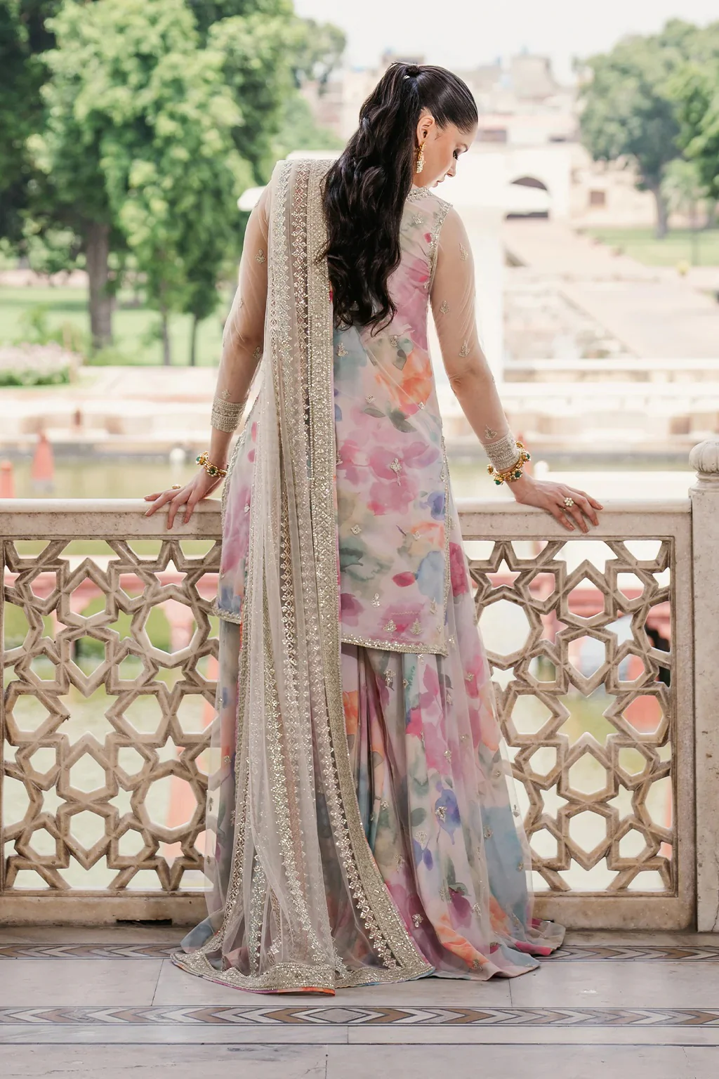 Iznik Luxury Lawn Embroidered 3 Piece Unstitched UE-312 - Image 8