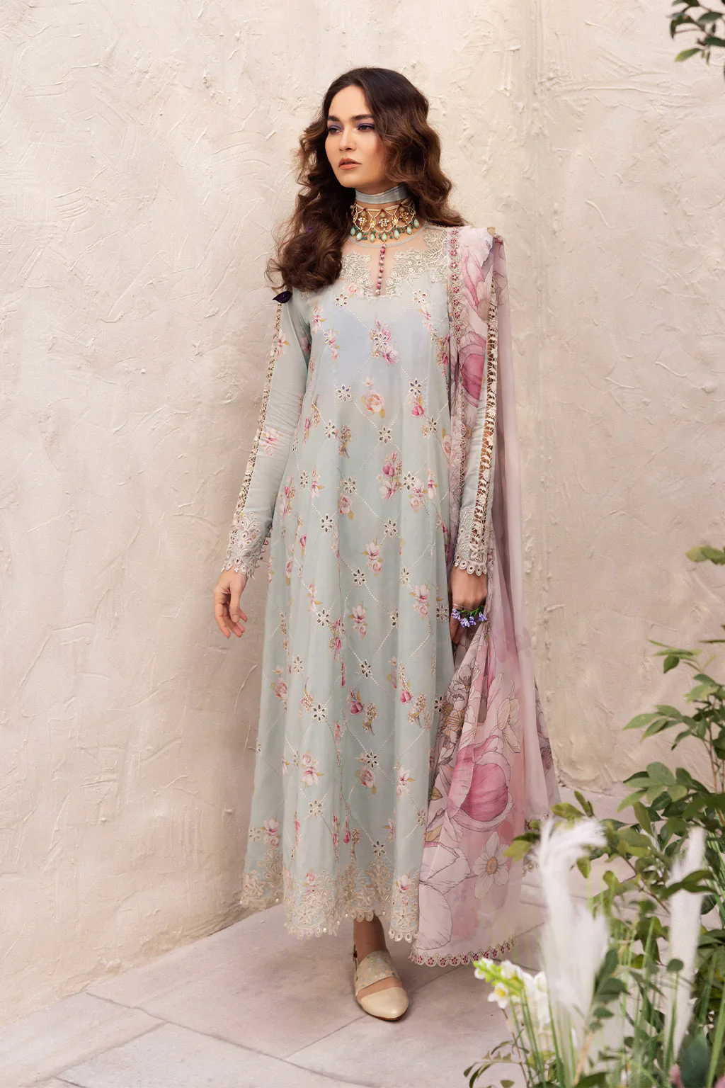 Iznik Luxury Lawn Embroidered Unstitched Collection DL -10