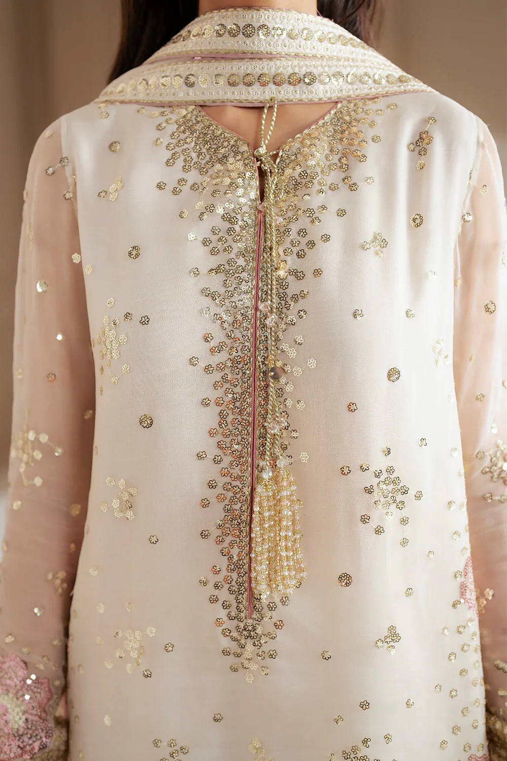 Jazmin Chiffon Embroidered 3 Piece Unstitched Uc-3069 - Image 7