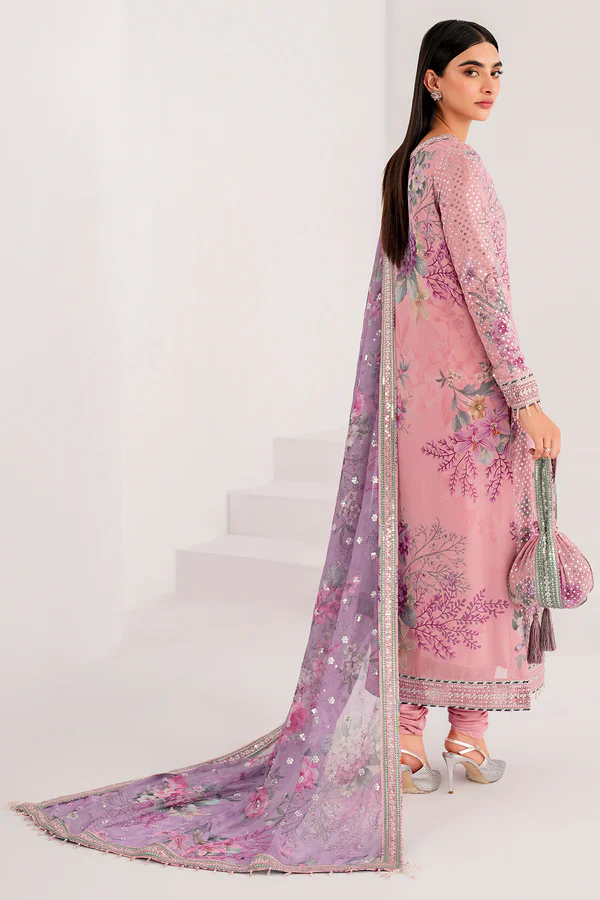 Jazmin Embroidered Chiffon Collection Unstitched UC-3061 - Image 5