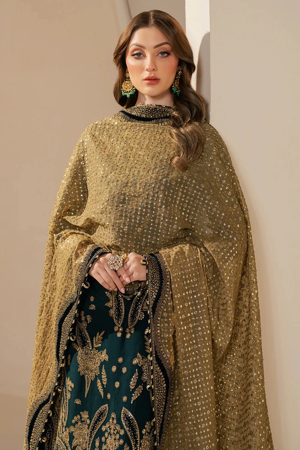 Jazmin WF'25-06 - Luxury Raw Silk Embroidered 3 Piece Unstitched - Image 5