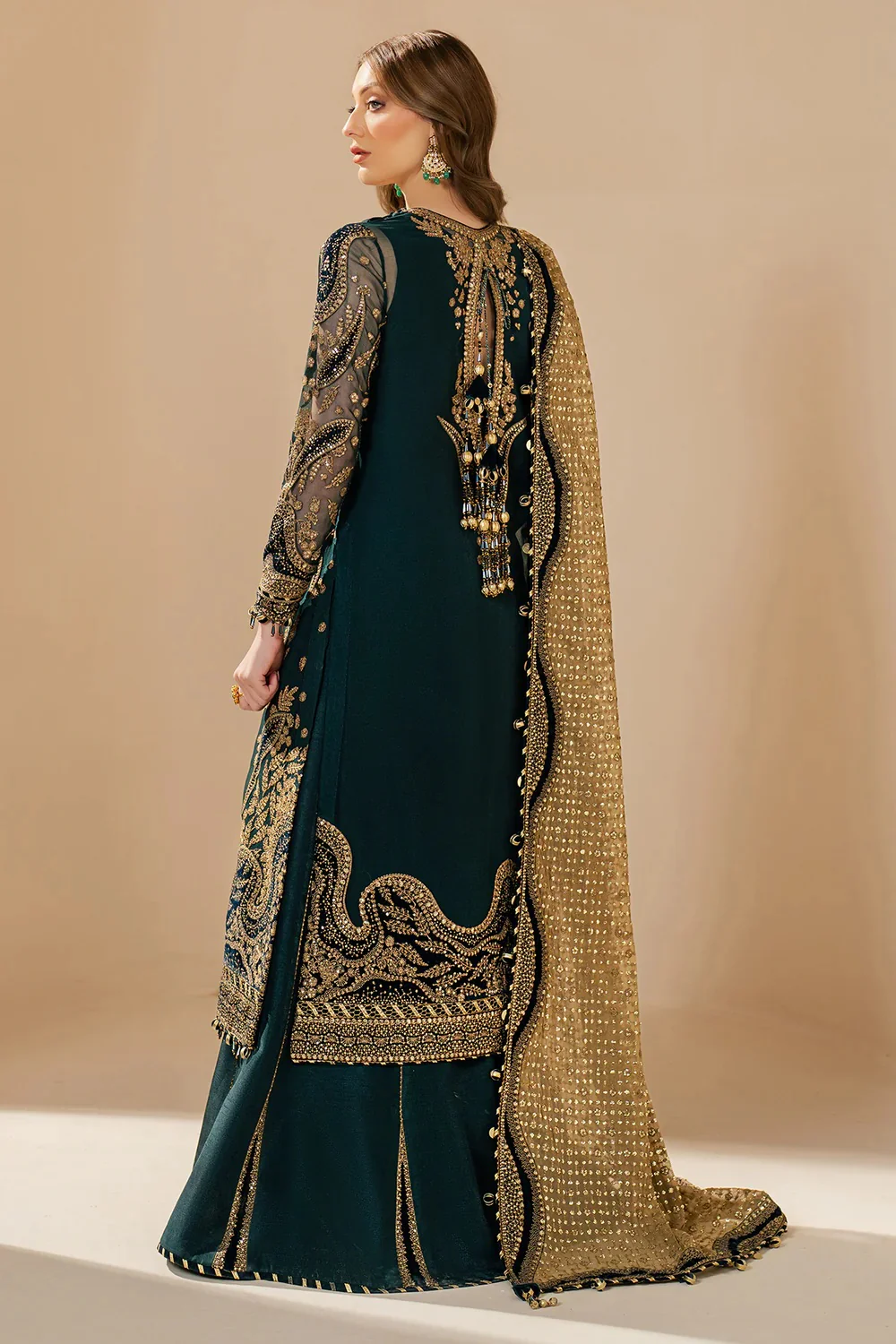 Jazmin WF'25-06 - Luxury Raw Silk Embroidered 3 Piece Unstitched - Image 6