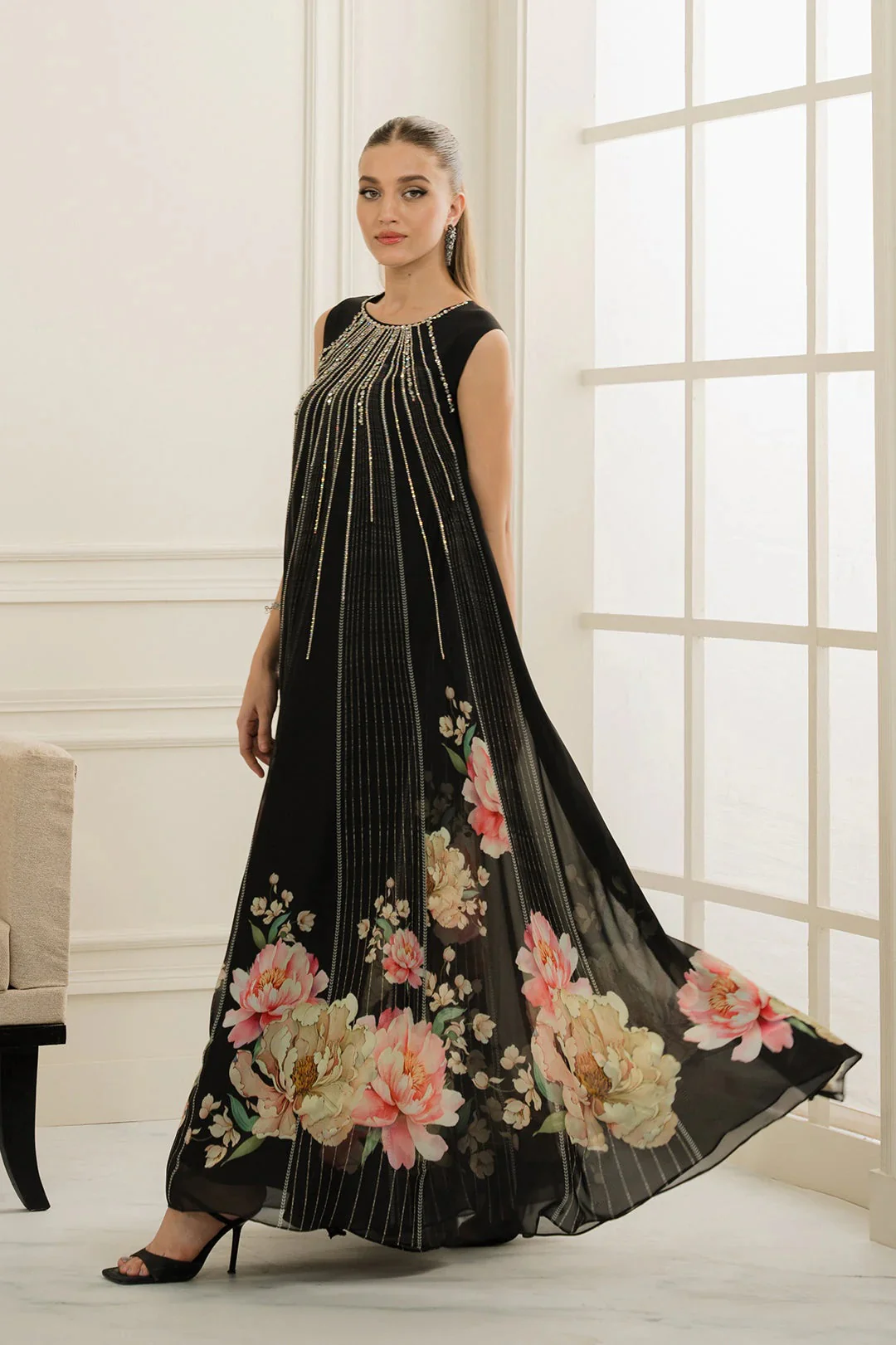Lulusar Miril Dress 3 Pcs Unstitched Silk - Image 2
