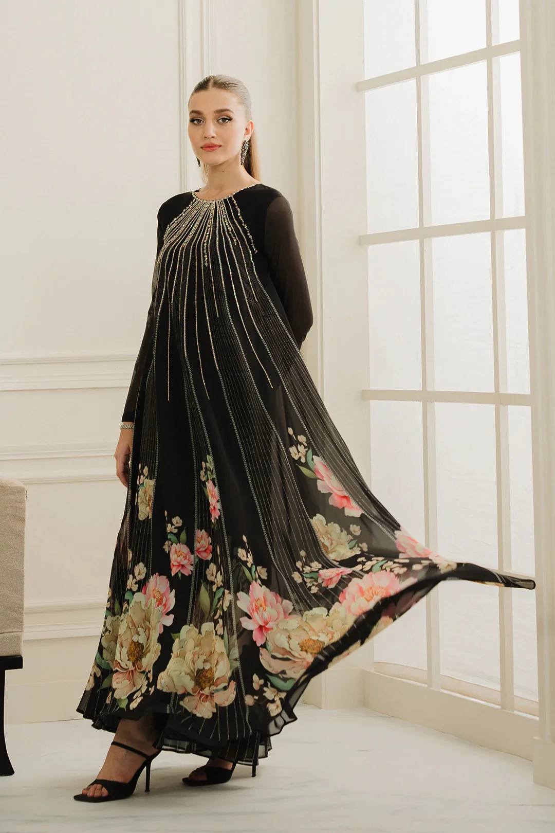Lulusar Miril Dress 3 Pcs Unstitched Silk - Image 4