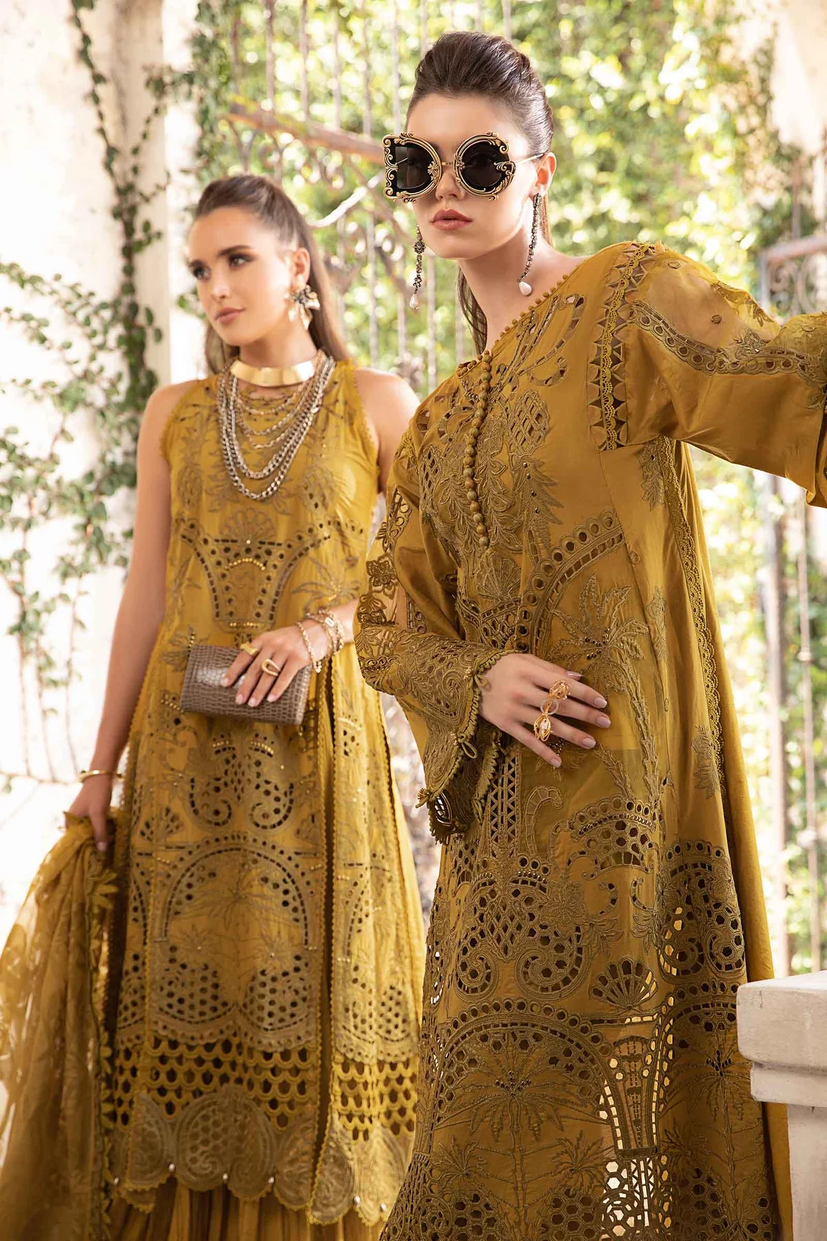 Maria.B Eid Collection Luxury Embroidered Lawn Unstitched Eid Lawn 08 - Image 5