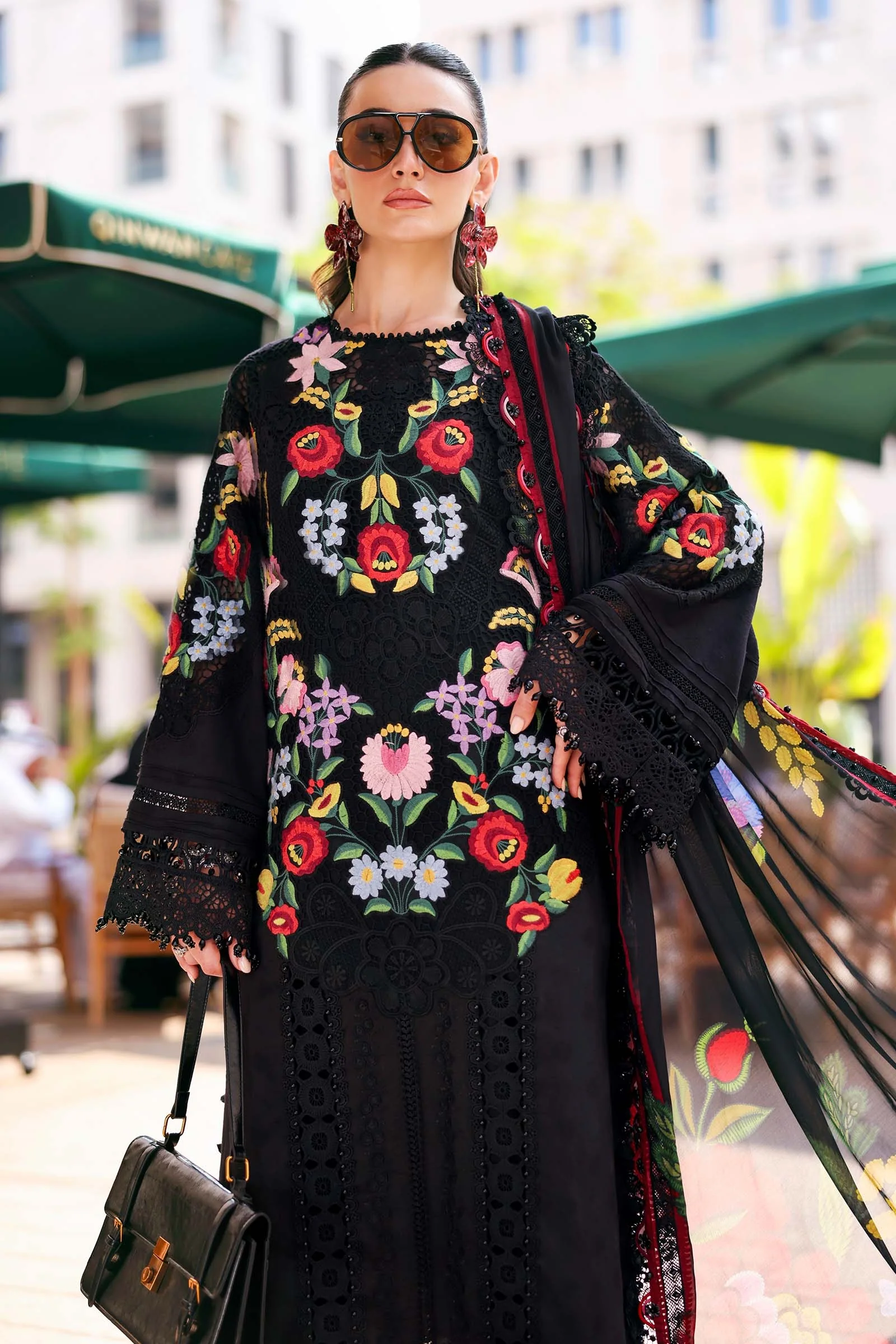 Maria.B - Lawn Embroidered 3 Piece Unstitched - D-2610-B - Image 4