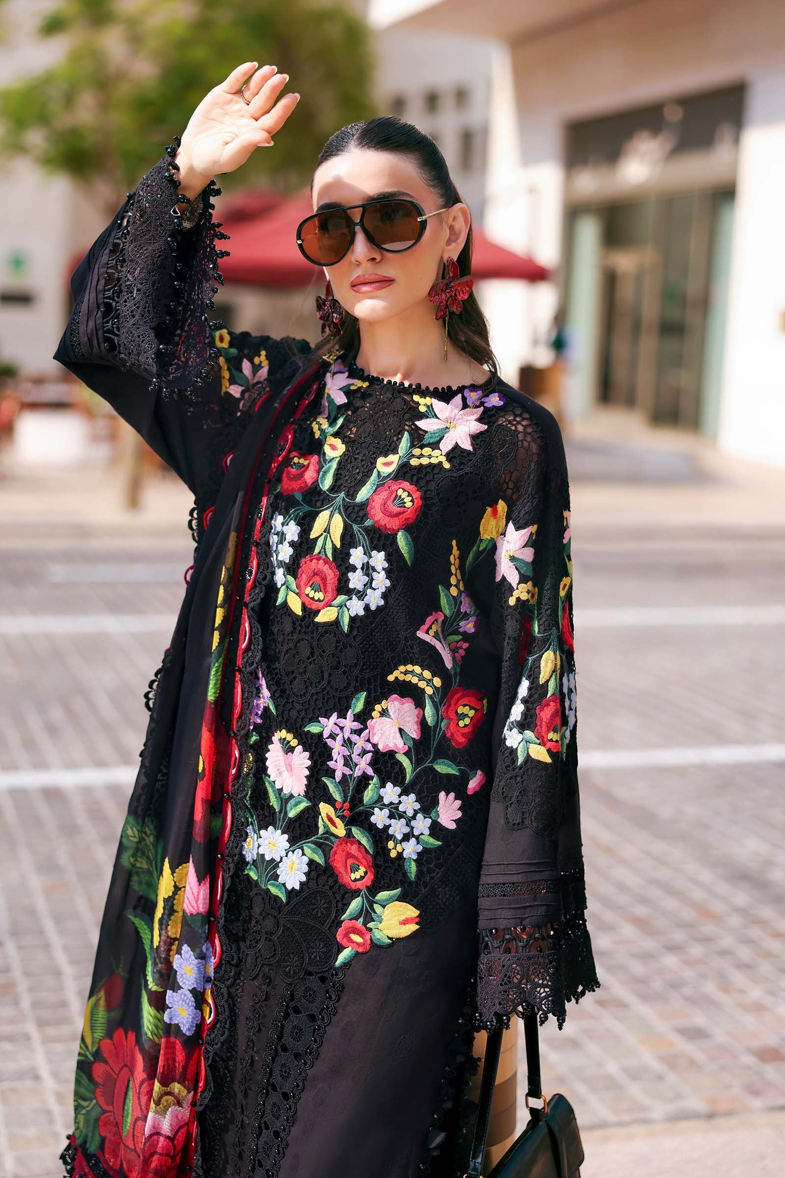 Maria.B - Lawn Embroidered 3 Piece Unstitched - D-2610-B - Image 5