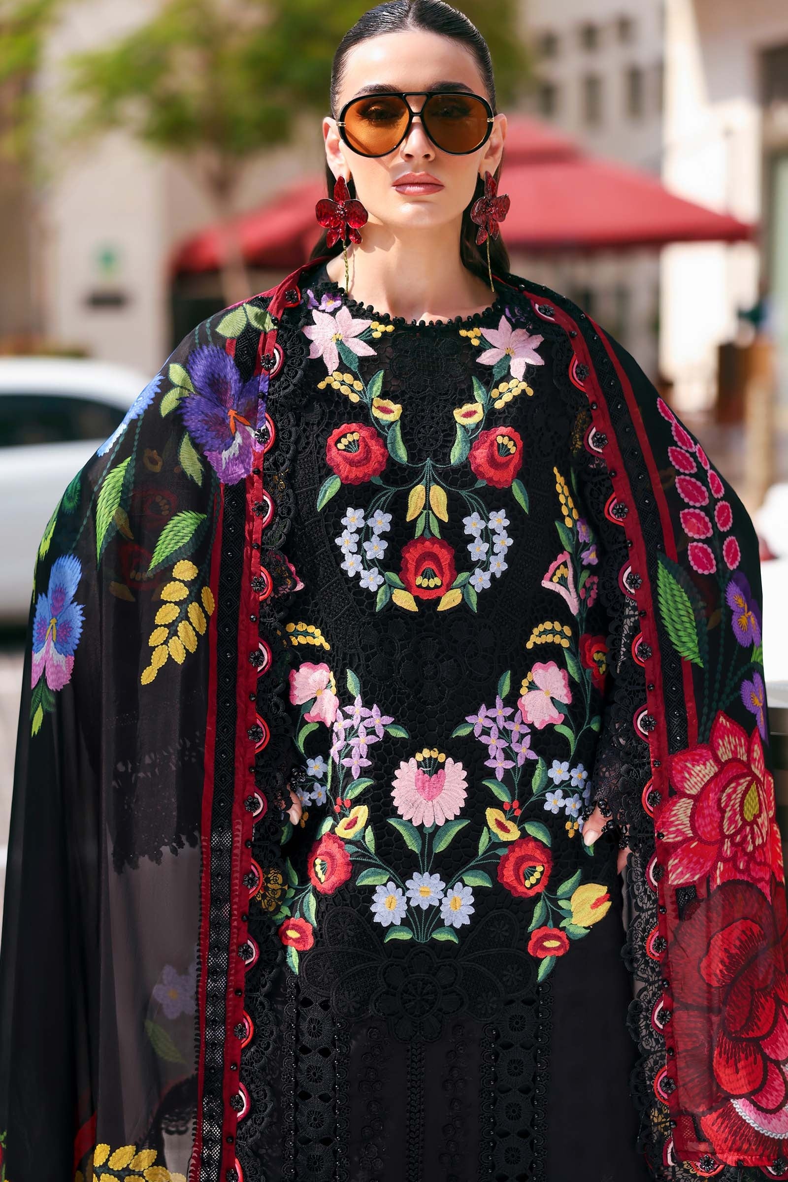 Maria.B - Lawn Embroidered 3 Piece Unstitched - D-2610-B - Image 6