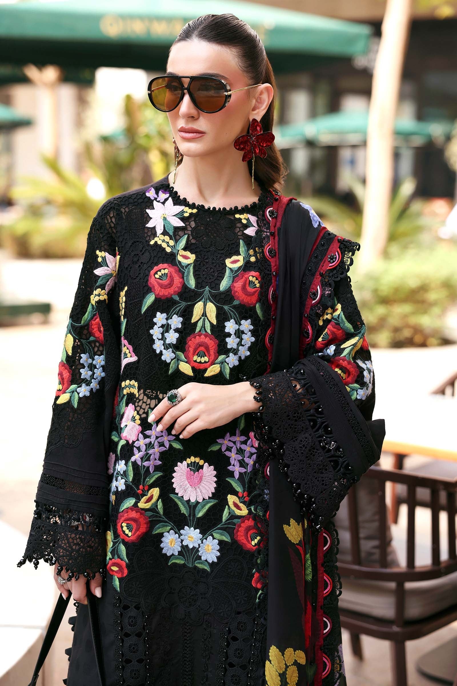 Maria.B - Lawn Embroidered 3 Piece Unstitched - D-2610-B - Image 7