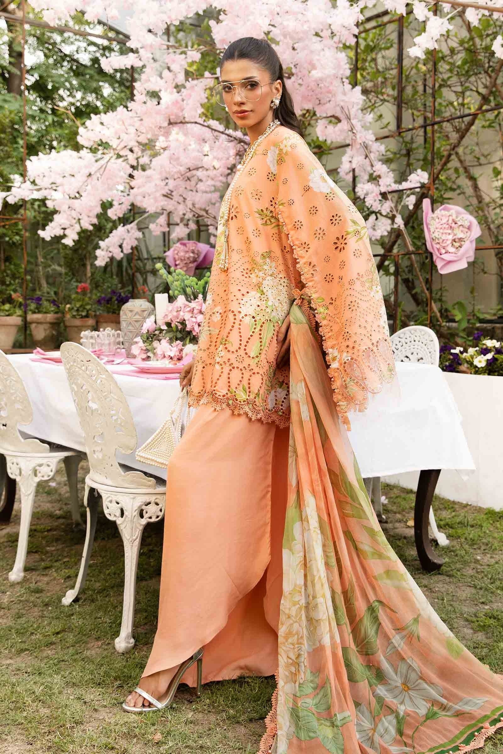 Maria.B - Luxury Lawn Embroidered Unstitched 3 Piece - MPT-2602-A - Image 3