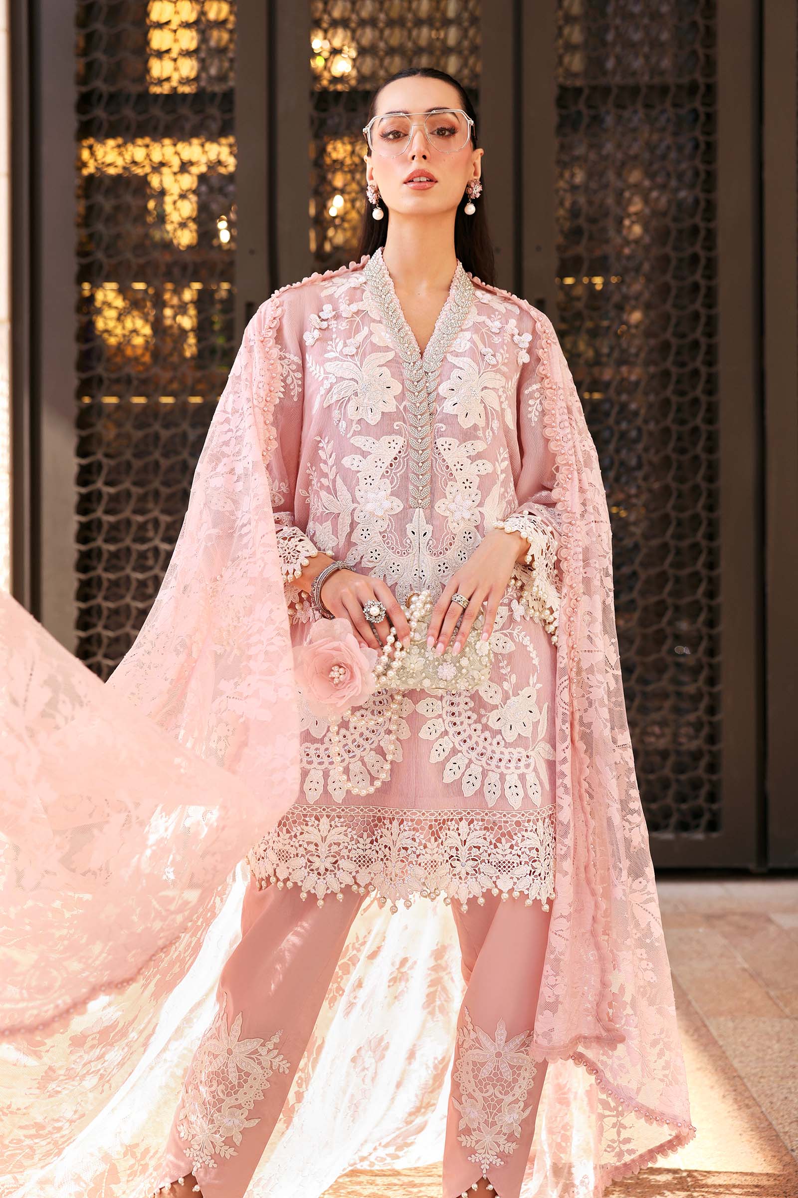 Maria.B Luxury Lawn Unstitched Embroidered 3Pc Suit D-2603-A - Image 3