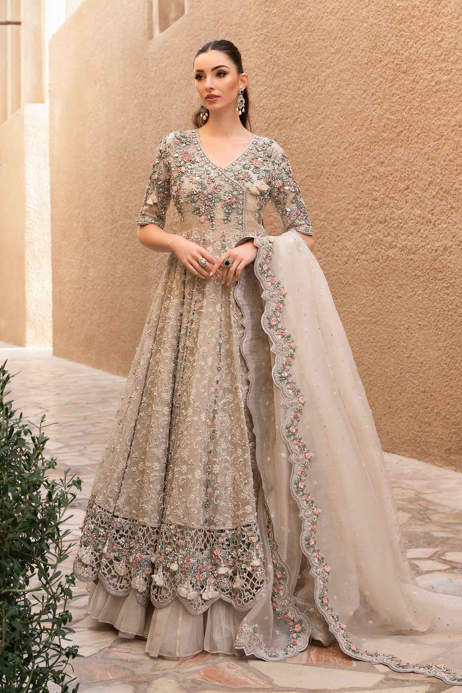 Maria.B - Luxury Organza Embroidered 3 Piece Unstitched - Irem