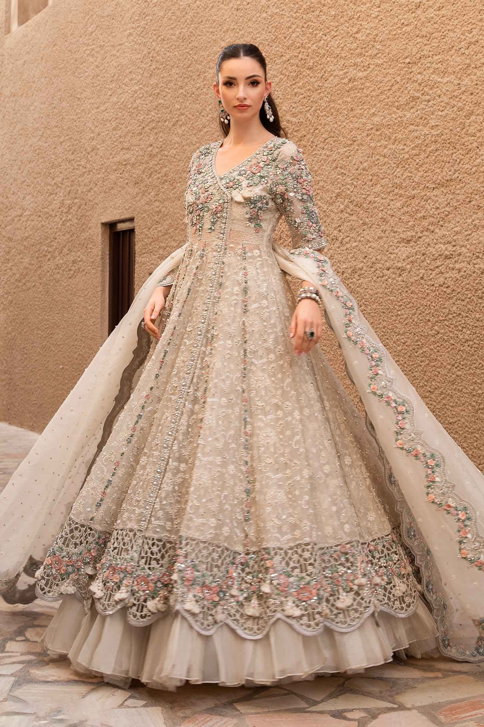 Maria.B - Luxury Organza Embroidered 3 Piece Unstitched - Irem - Image 2
