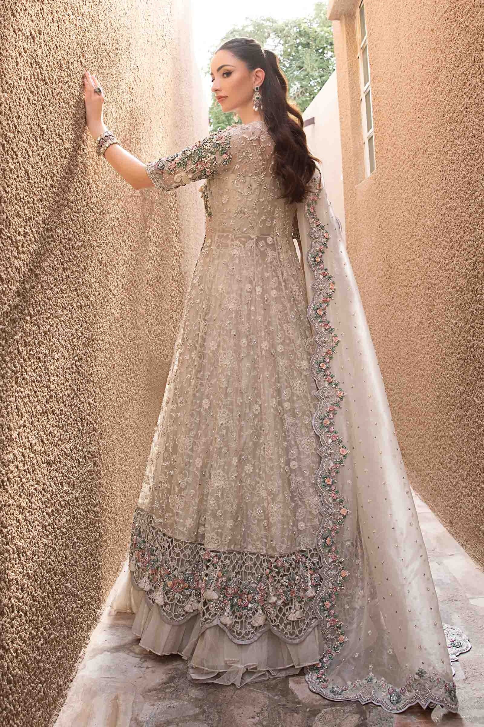 Maria.B - Luxury Organza Embroidered 3 Piece Unstitched - Irem - Image 5