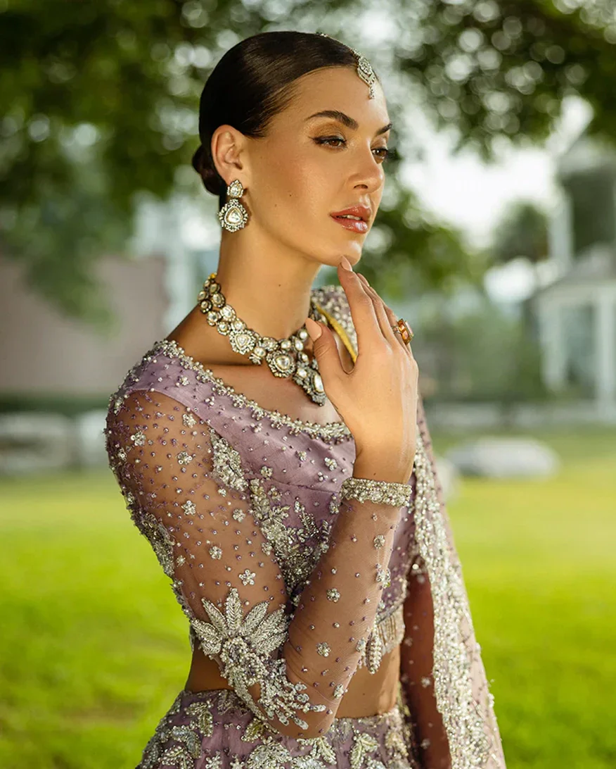 Mushq Luxury Net Embroidered Hand Emblishment Collection Mirabelle - Image 6