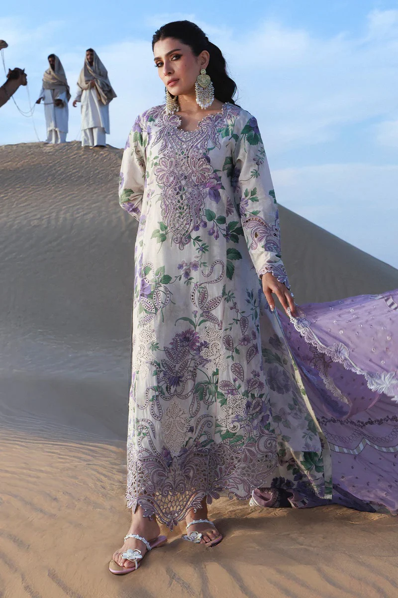 Nureh - Amaris NE-231 - Luxury Lawn Embroidered 3 Piece Unstitched