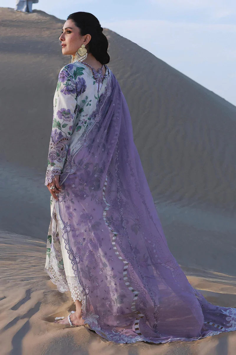 Nureh - Amaris NE-231 - Luxury Lawn Embroidered 3 Piece Unstitched - Image 5